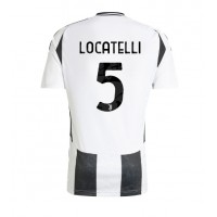 Juventus Manuel Locatelli #5 Fußballbekleidung Heimtrikot 2024-25 Kurzarm